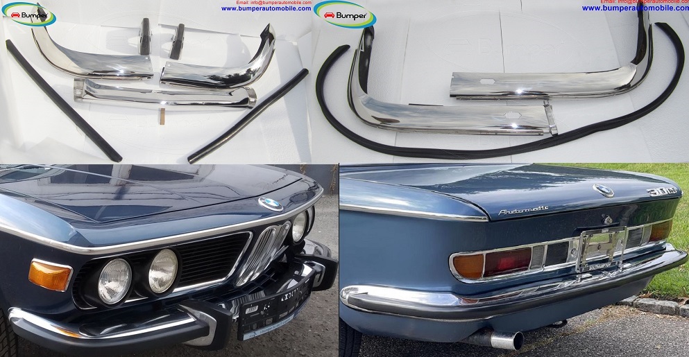 BMW 2800 CS / BMW E9 / BMW 3.0 CS bumper (1968-1975) by stainless stee,Yong Peng,Cars,Spare Parts,77traders